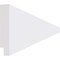 Ekena Millwork 3 1/4"H x 5/8"T x 94 1/2"W Flat Top Rail PVC Wainscot Moulding WPK03X01X94TR - alternate 2